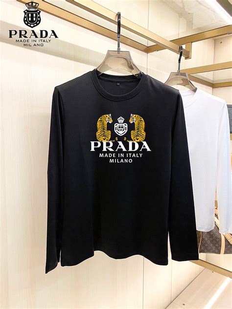 herren prada tischirt|prada long sleeve t shirt.